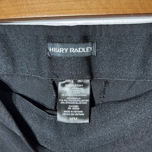 Hilary Radley Women’s Black Skinny Pull on Dress Pants Size M - Picture 5 of 5